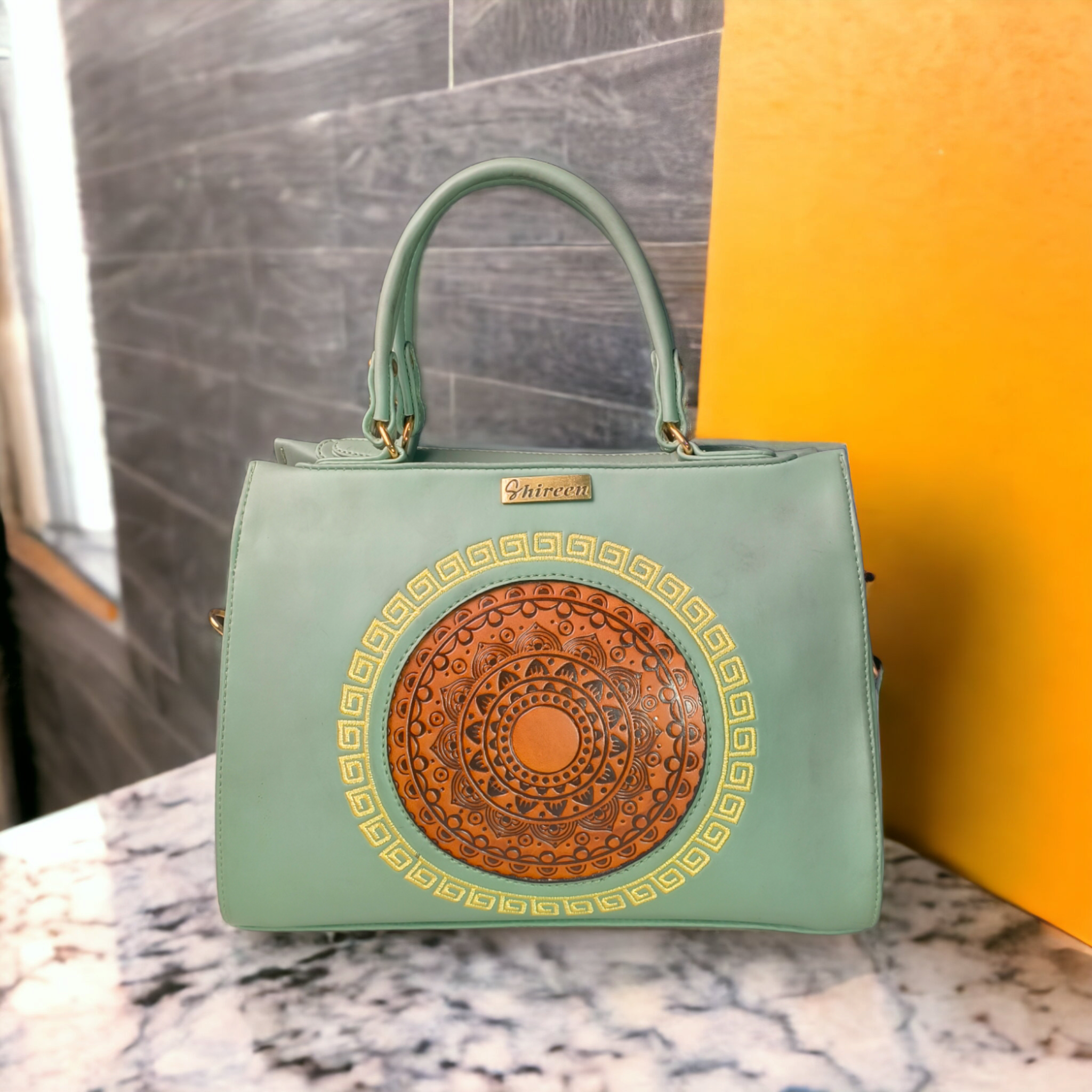 Green and Pink Floral Vintage Style Handbag, By Kira Szentivanyi – Parade  Handmade