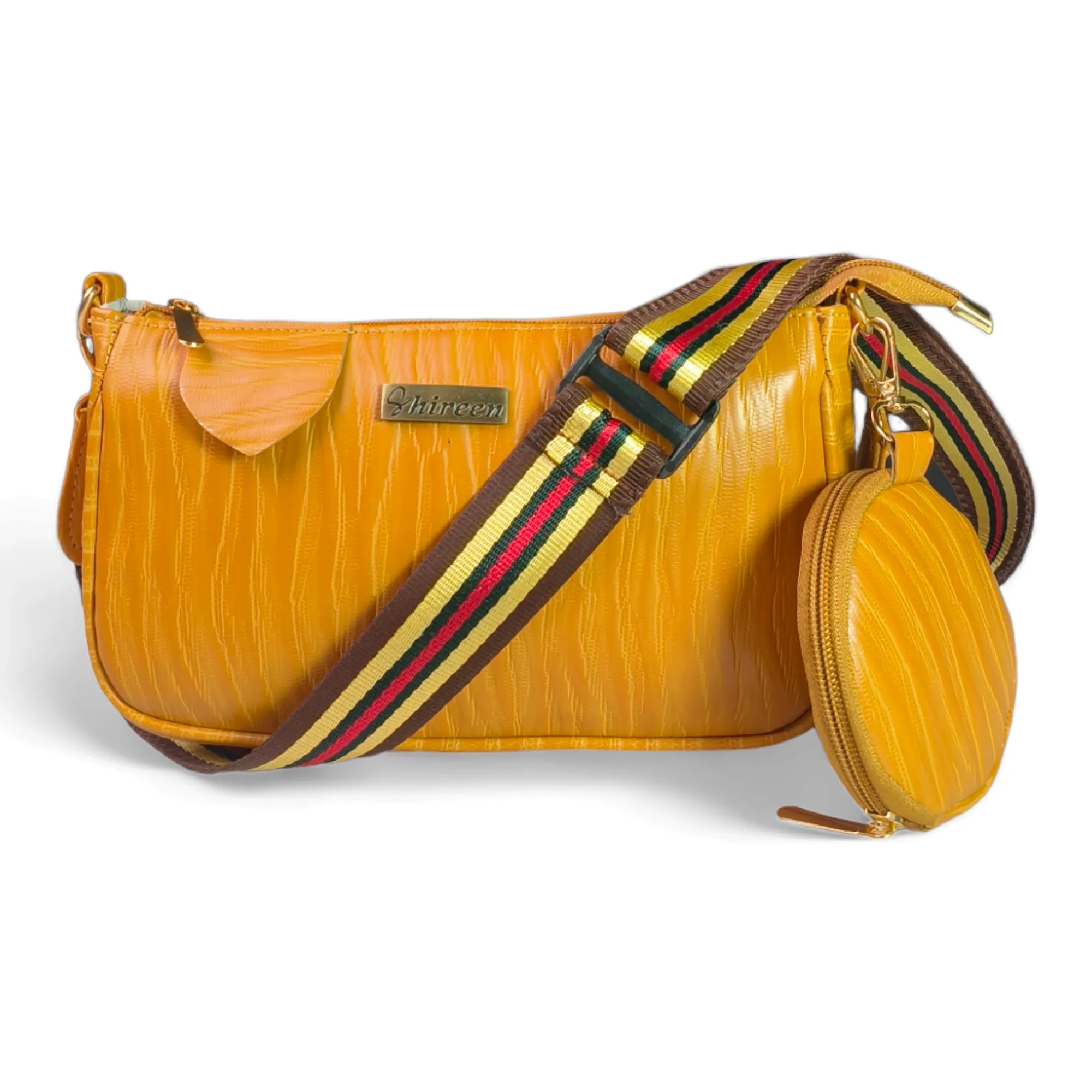 Linear zipper - wide strap retro small bag - Shop no216 Messenger Bags & Sling  Bags - Pinkoi