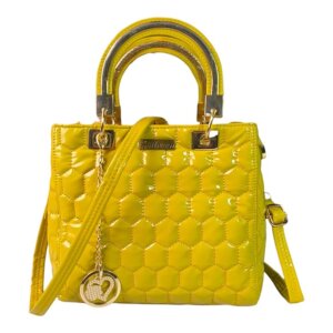 Yellow color luxury handbag purse for women