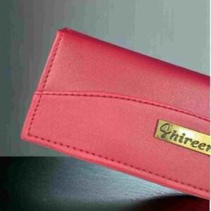 Clutch bag red color stylisih design